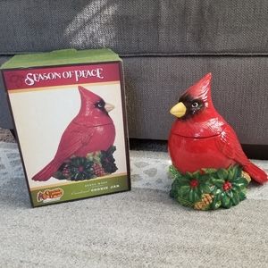 Cracker Barrel Cardinal Cookie Jar